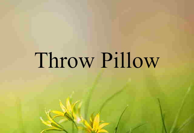 throw pillow