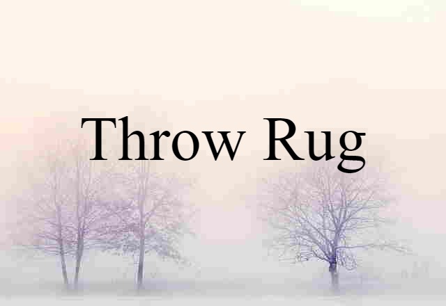 throw rug