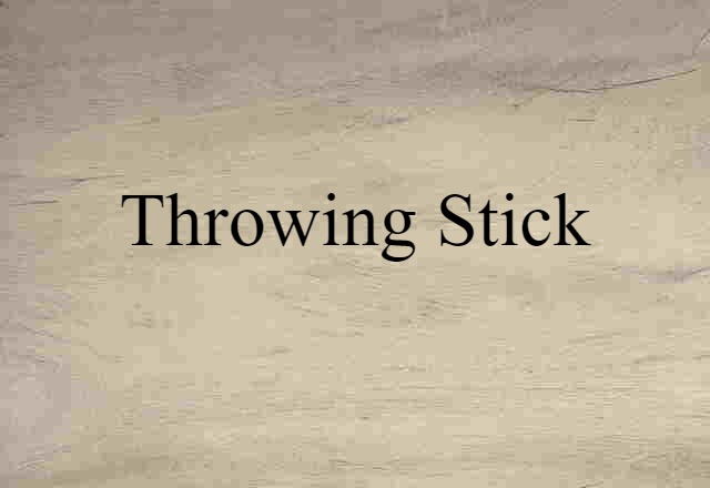 throwing stick