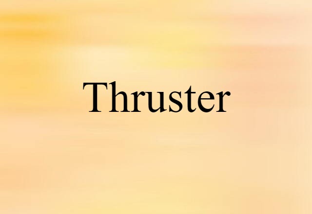 thruster