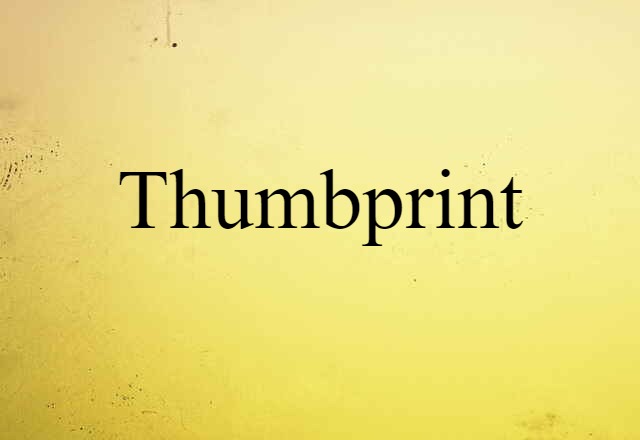 thumbprint