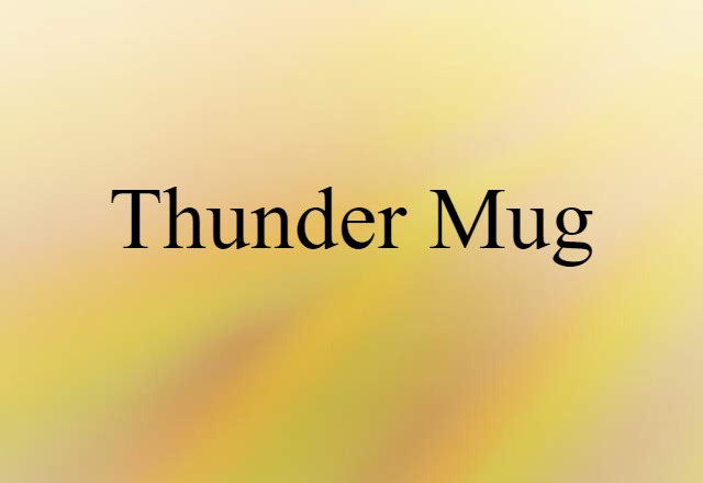 thunder mug