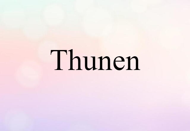 Thunen