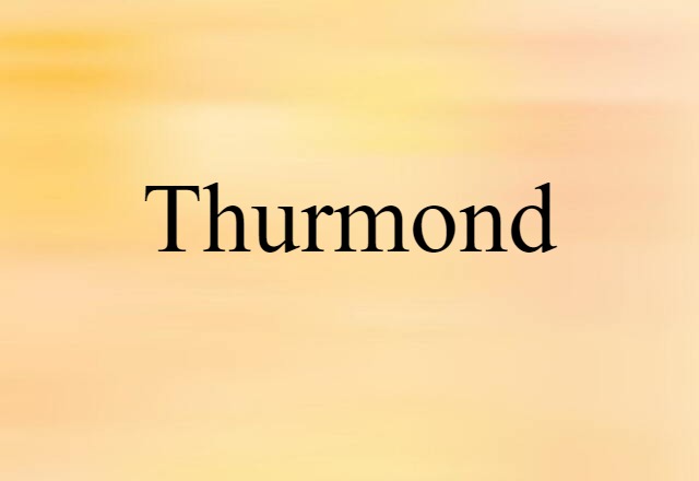 Thurmond