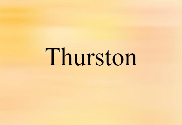 Thurston