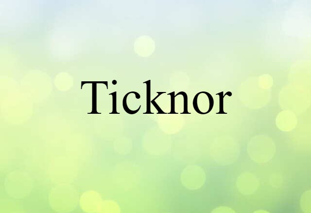 Ticknor