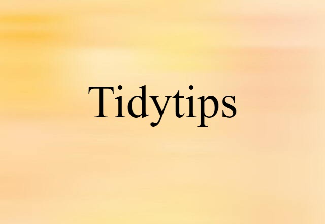 tidytips