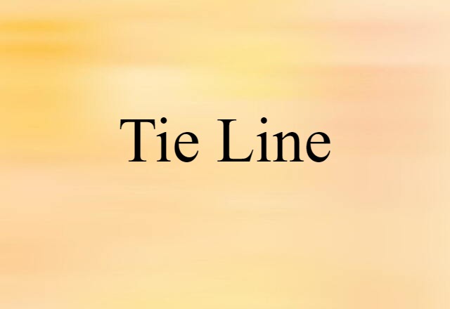 tie line