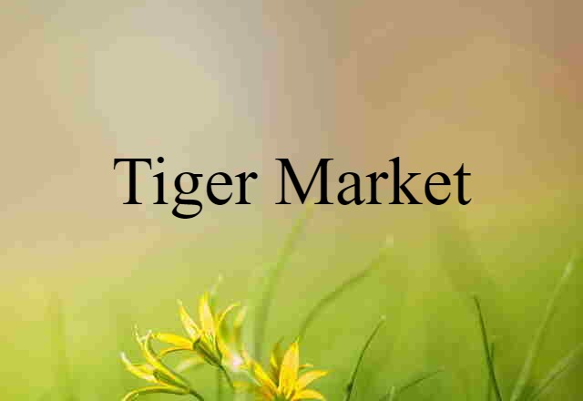 tiger market