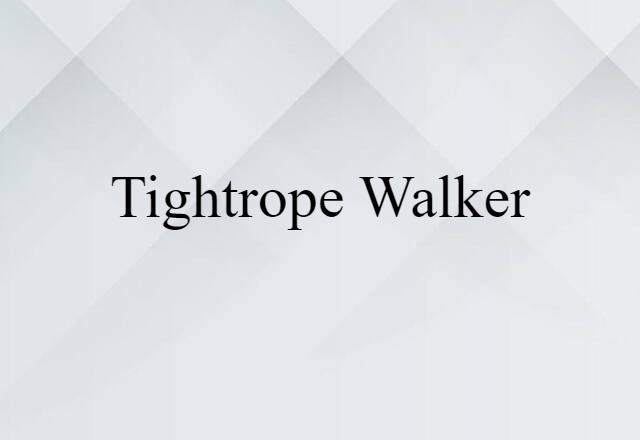 tightrope walker