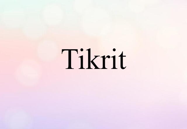 Tikrit