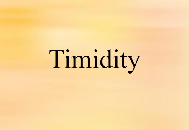 timidity