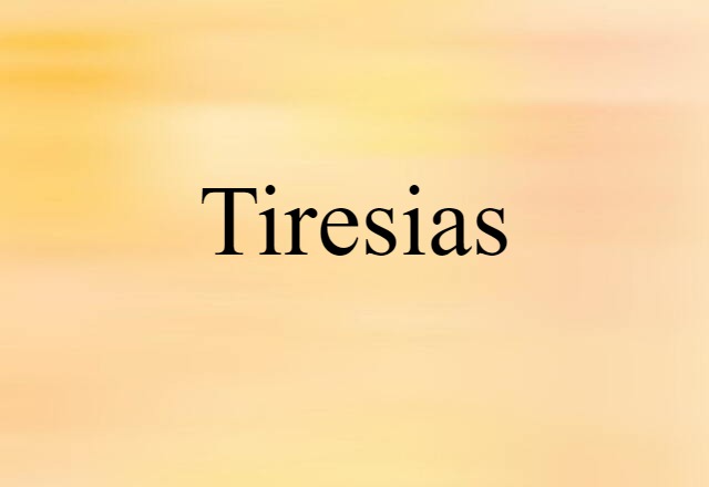 Tiresias