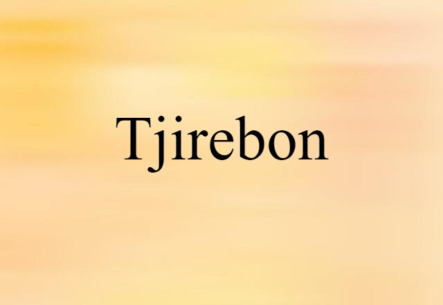 Tjirebon