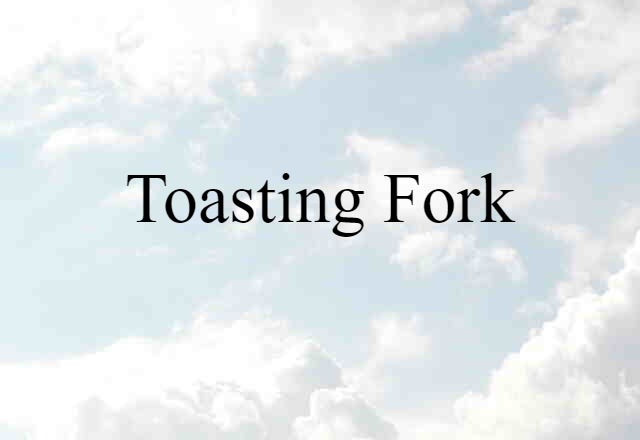 Toasting Fork (noun) Definition, Meaning & Examples