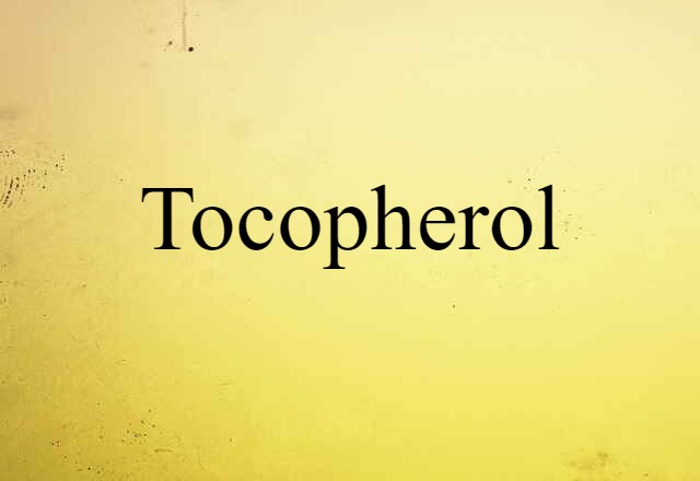 tocopherol