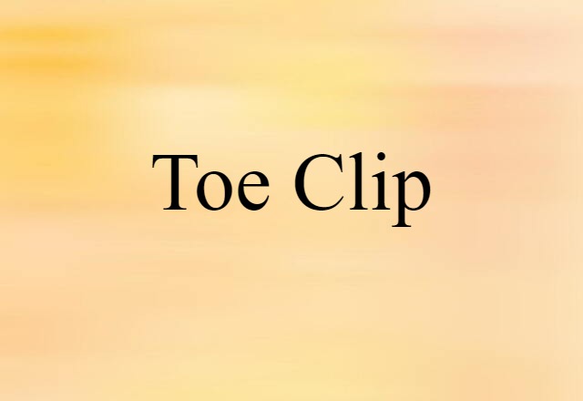 toe clip