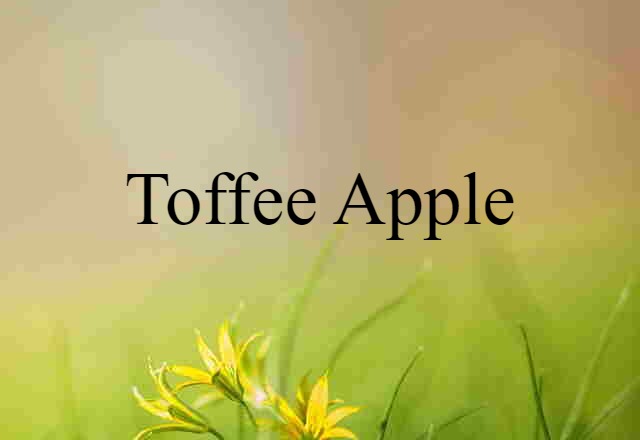 toffee-apple