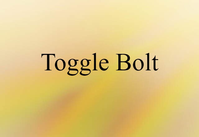 toggle bolt