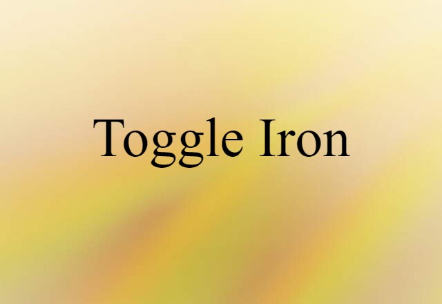 toggle iron