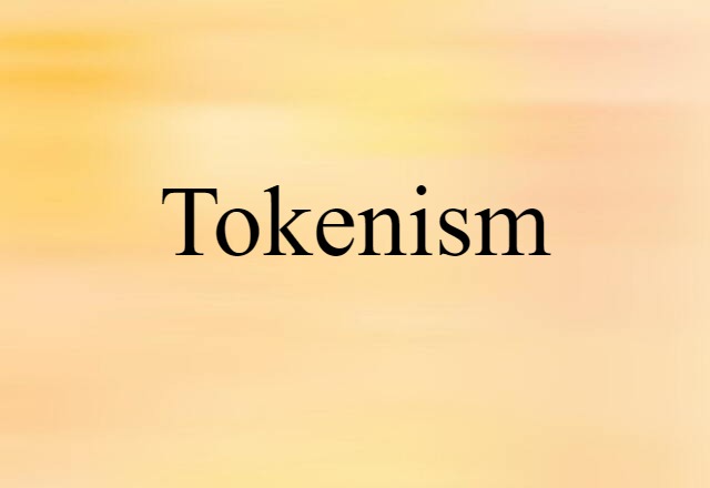 tokenism