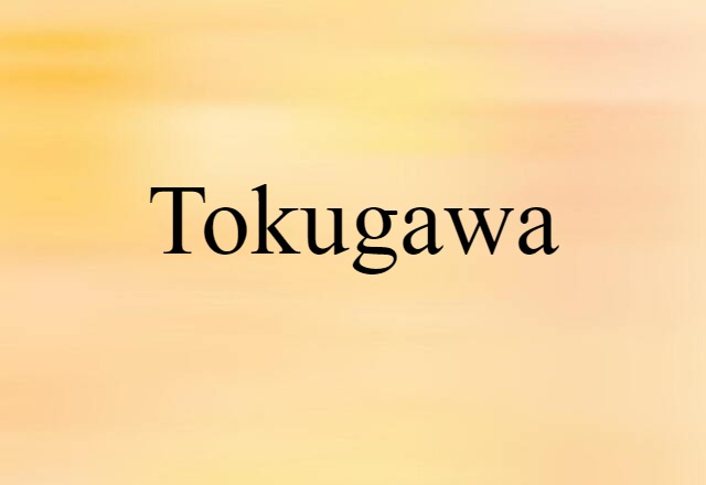 Tokugawa