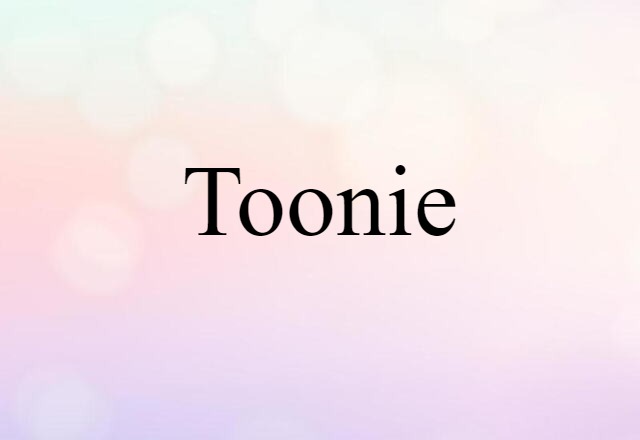 Toonie (noun) Definition, Meaning & Examples