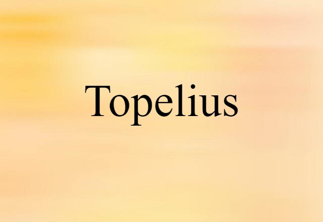 Topelius