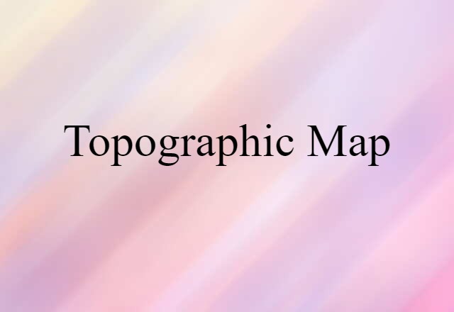 topographic map