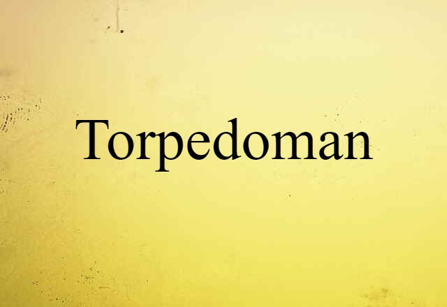 Torpedoman (noun) Definition, Meaning & Examples