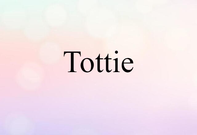 Tottie (noun) Definition, Meaning & Examples