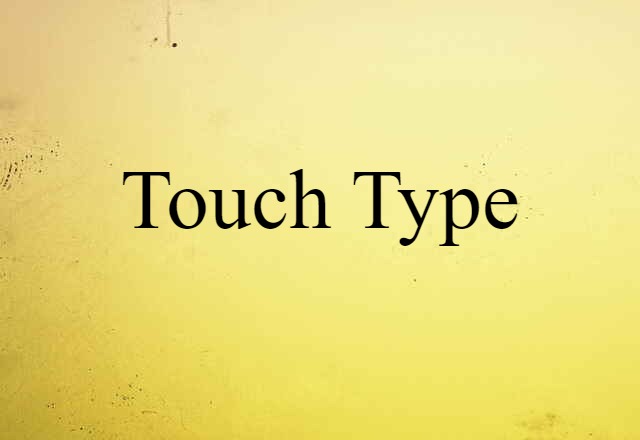 touch-type