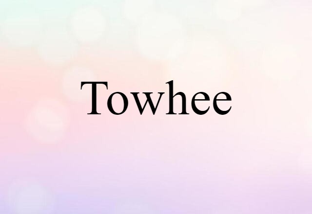 towhee