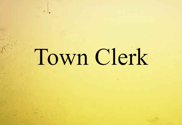 town clerk