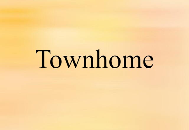 townhome