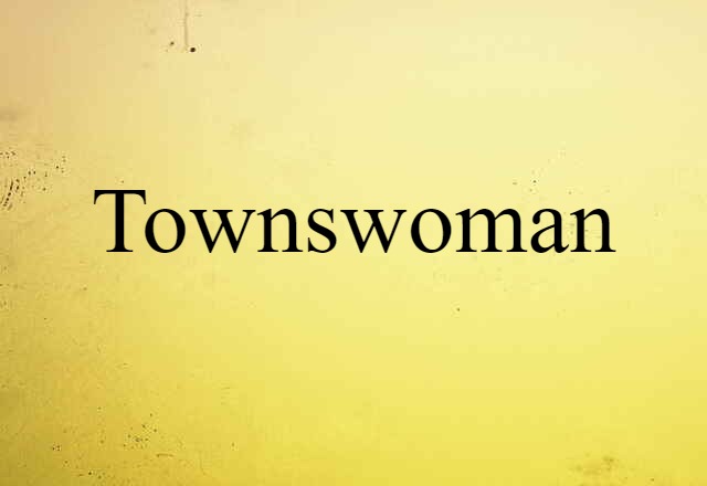 townswoman