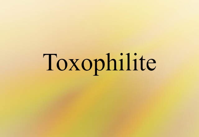 toxophilite