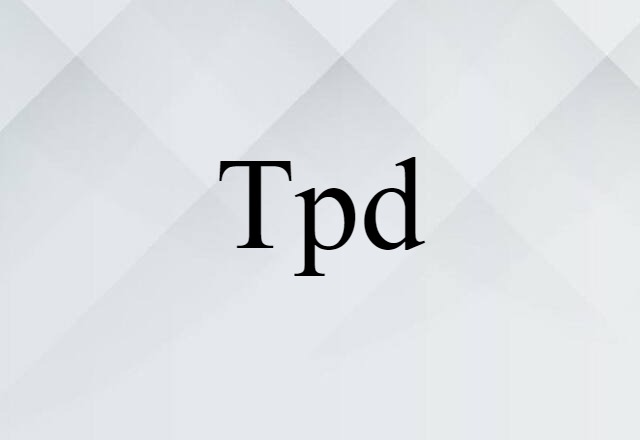 tpd