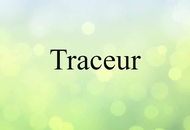 Traceur (noun) Definition, Meaning & Examples