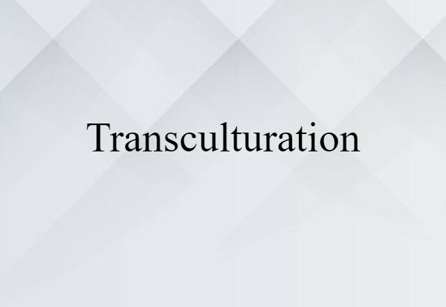 transculturation