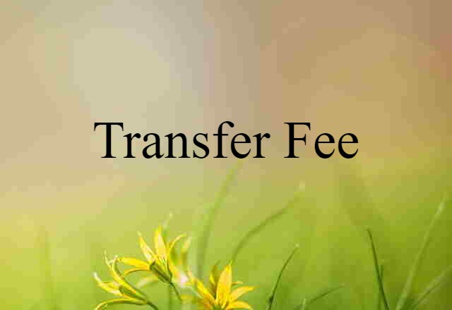 transfer fee