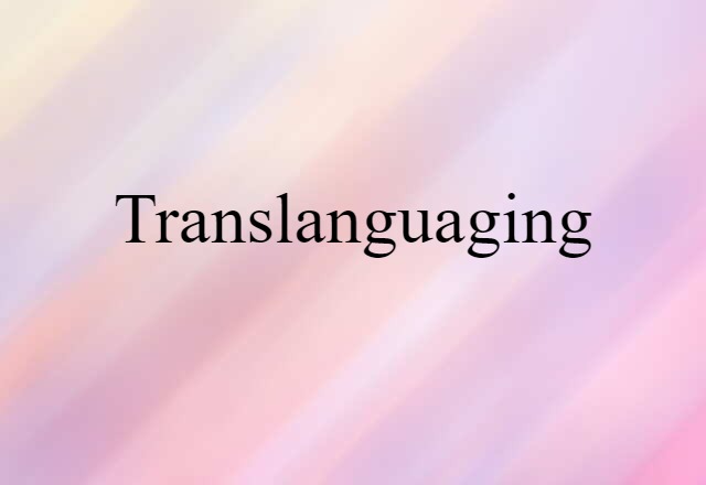 translanguaging