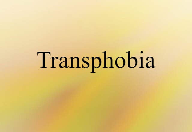 transphobia