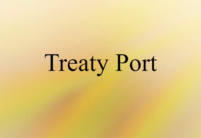 treaty port