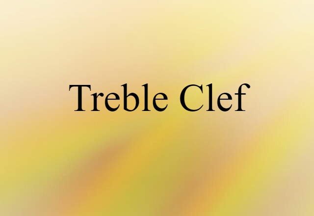 treble clef