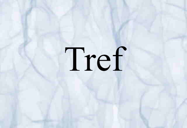 Tref (noun) Definition, Meaning & Examples