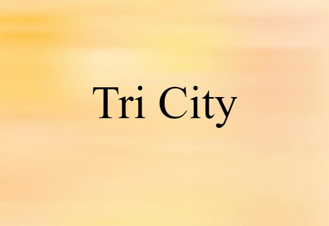 Tri-city (noun) Definition, Meaning & Examples