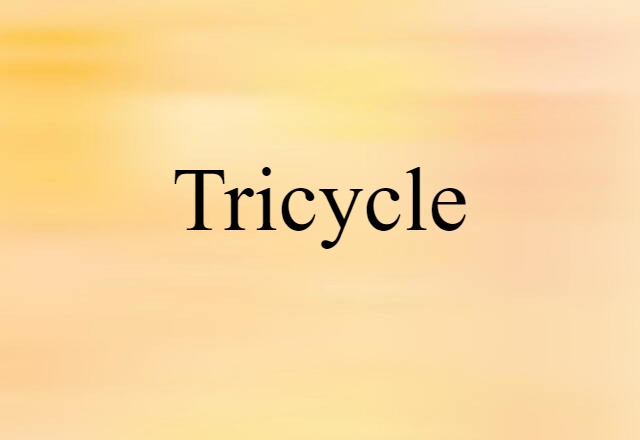 tricycle