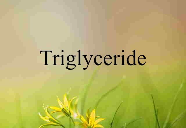 triglyceride