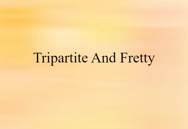 Tripartite And Fretty (noun) Definition, Meaning & Examples